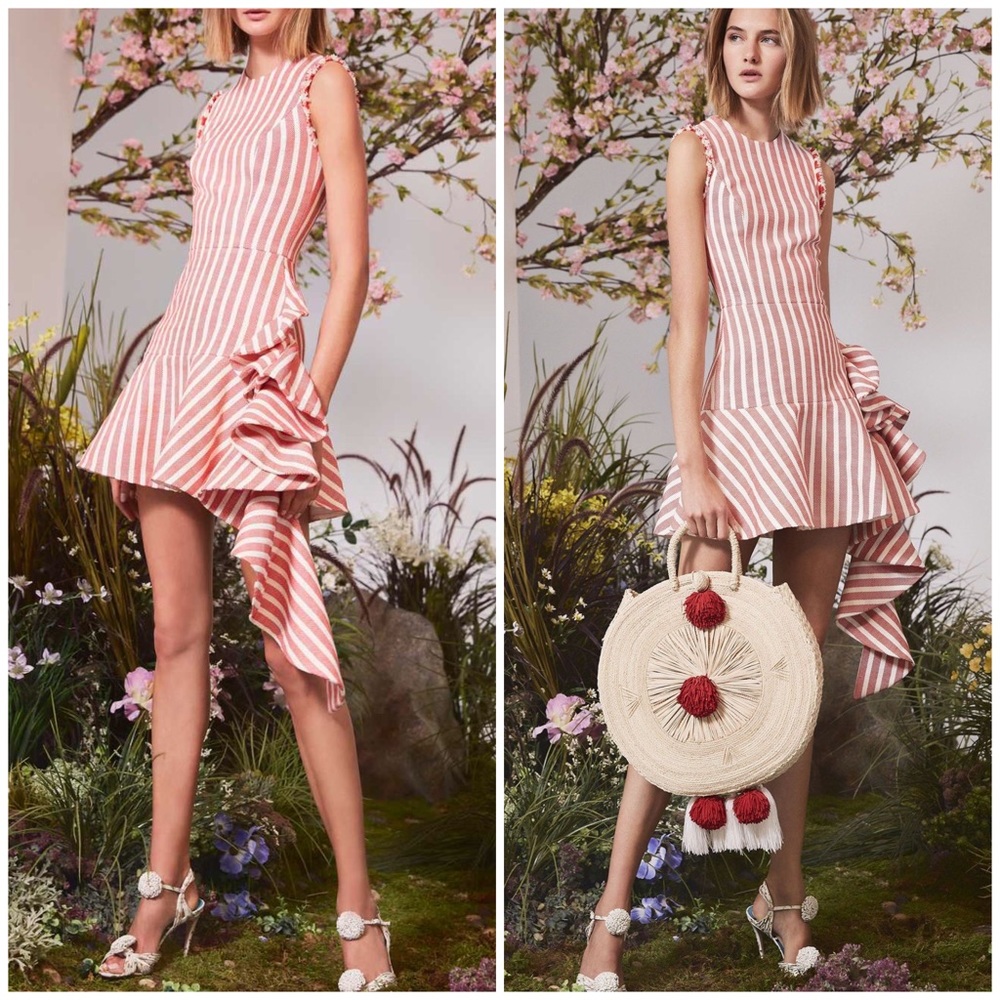 Alexis Striped Cara Mini Dress EUC sz M - Picture 6 of 8